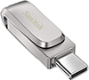 SanDisk Ultra Dual Drive Luxe 128GB USB Type- Flash Drive SDDDC4-128G-G46