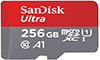 Sandisk Ultra MicroSDXC 256GB UHS-I 120MB/s without Adapter SDSQUA4-256G-GN6MN 10-Years Local Warranty