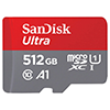 (Do Not List) [Same Day Delivery] Sandisk Ultra MicroSDXC 512GB A1 C10 U1 UHS-I 150MB/s without Adapter 10-Years Local Warranty  SDSQUAC-512G-GN6MN