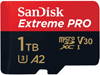 SanDisk Extreme microSD Card 128GB V30 U3 A2 C10 UHS-I  (Up To 190MB/s Read, Up To 90MB/s Write) SDSQXAA-128G-GN6MN