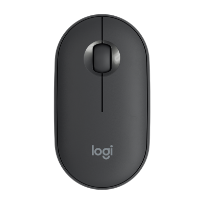Logitech Pebble 2 M350s Tonal Graphite Silent Wireless Mouse  (Bluetooth + USB Receiver) 910-006988