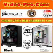 Corsair 2500X AirFlow Black Micro ATX Dual Chamber PC Case – Black CC-9011265-WW