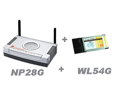 Compex NP28G Router + WL54G PC-Card