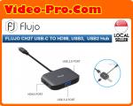 Flujo CH-27 USB-C to HDMI/USB3.0 Multiport Adapter (Grey)