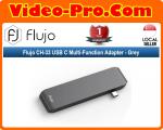 Flujo CH-33 USB C Multi-Function Adapter - 1 x 4k HDMI, TF/SD Card Reader, 2 x USB 3.0 Ports, 1 x USB C Port