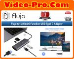 Flujo CH-39 Multi-Function USB Type C Adapter-1x HDMI 2xUSB 3.0 Ports,TF/SD Card Reader