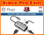 Flujo CH-42 USB C Multi-Function Adapter - 1 x 4K HDMI, 1 x Gigabit Ethernet, 2 x USB3.0