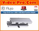 Flujo CH-57 iPad Pro Aluminum USB C Multi-Function Adapter (Grey) 1xPD, 1xUSB3.0,TF/SD Card Reader, 1xAudio Jack,1xHDMI
