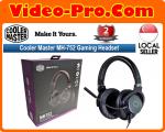 Cooler Master MH-752 Gaming Headset with Virtual 7.1 Surround Sound, Plush Earcups, and Omni-Directional Boom Mic (2Y)