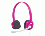 Logitech Stereo Headset H150 - Fuchsia Pink 981-000455 (2 Years Warranty)