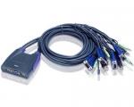 Aten CS64US 4 Port KVM/Audio/USB switch