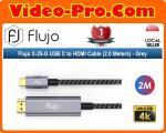 Flujo X-25 USB C to HDMI Cable (2.0 Meters)