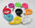 Color MicroUSB Flat Cable