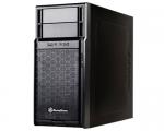 SilverStone PS08B Black High-strength plastic and meshed front panel MicroATX Computer Case