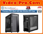 SilverStone Precision Series PS14 Back with Side Window ATX Casing SST-PS14B-W