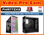 Phanteks Eclipse P400A White Steel / Tempered Glass ATX Midi Casing  PH-EC400ATG_DBK01