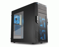 Sharkoon RGB Flow ATX Casing with Two integrated Addressable RGB Strips + 1x120mm Fan