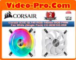 Corsair iCUE QL140 RGB 140mm RGB PWM Fan White (Single Pack) CO-9050105-WW