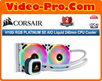 Corsair iCue Link H100i RGB 240mm Radiator Liquid CPU Cooler w/QX120 RGB Fan CW-9061001-WW