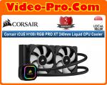 Corsair iCUE H100i RGB PRO XT Liquid 240mm 16 RGB LEDs CPU Cooler CW-9060043-WW