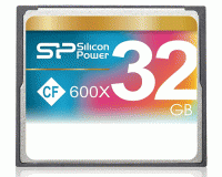 Silicon Power 600X Hi Speed Compact Flash Card 32GB (CF Card) SP032GBCFC600V10