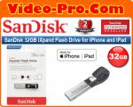 Sandisk iXpand 32GB SDIX30N Flash Drive USB 3.0 with Lightning Connector for iPhones, iPads & Computers SDIX30N-032G-PN6NN 2-Years Local Warranty