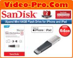 Sandisk iXpand Mini 64GB Pink SDIX40N Flash Drive USB 3.0 with Lightning Connector for iPhones, iPads & Computers SDIX40N-064G-GN6NH 2-Years Local Warranty