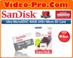 Sandisk Ultra MicroSDHC 64GB UHS-I 80MB/s without Adapter SDSQUNS-064G-GN3MN 7-Years Local Warranty