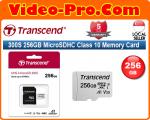 Transcend 300S 256GB MicroSDHC Memory Card Class 10 UHS-I TS256GUSD300S-A (Up to 95MB/s Read, 45MB/s Write)