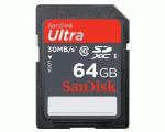 SanDisk Ultra SDXC 64GB Class 10 30MB/s SDSDU-064G-U46