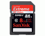 SanDisk Extreme SDHC 8GB Class 10 30MB/s SDSDX-008G-X46