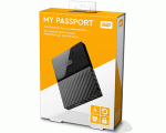 WD My Passport 4TB  Black Portable Hard Drive USB 3.0 WDBYFT0040BBK