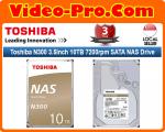 (Do Not List) [Same Day Delivery] Toshiba N300 10TB NAS Drive 7200RPM 256MB Cache SATA 3.5Inch Internal Hard Drive HDWG11AZSTA 3Years Warranty