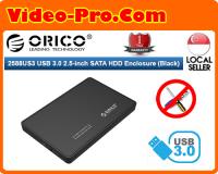 Orico 2588US3-V1-BK Tool-Free USB 3.0 2.5-inch SATA Hard Dise Enclosure (Black)