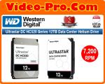 WD Ultrastar DC HC520 Series 12TB Data Center Helium SATA Drive 256MB Cache HUH721212ALE600 (PN:0F30144) 5-Years Warranty