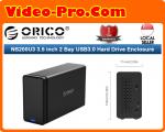 Orico NS200U3-BK-PRO 3.5inch 2Bay Type-C Hard Drive Dock