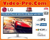 LG 27UL500-W 27Inch 4K UHD IPS LED Monitor with HDR 10