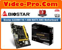 Biostar B450MH V6.3 AM4 SATA 6Gb/s USB 3.1 HDMI Micro ATX AMD Motherboard