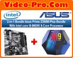 2-in-1 Bundle Asus Prime Z390M-Plus Bundle With Intel Core i9-9900K 8-Core Processor
