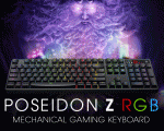 Tt eSports Poseidon Z RGB Brown Switch RGB illuminated Mechanical Keyboard KB-PZR-KBBRUS-01