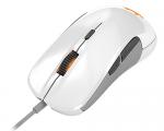 SteelSeries Rival 300 USB Optical Gaming Mouse 6 Programmable Buttons, 16.8 Million Color RGB Lighting,  up to 6500 CPI, (White  / Retail Pack) 1 Year Local Warranty