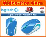 Logitech M187 Blue Wireless Mini Mouse 910-005372 (3 Years Warranty)