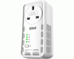 Aztech HL129EP Smart Link HomePlug AV2 1200Mbps AC Pass-Thru Ethernet Adapter