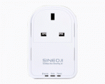 Sineoji PL500EP 500Mbps Mini HomePlug AV with AC Pass Through