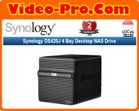 Synology DS423 4 Bay Desktop NAS Enclosure Realtek RTD1619B 4-Core 1.7 GHz CPU 2GB DDR4 RAM 2x1GbE Lan Port 2xUSB3.2 2-Years Limited Warranty
