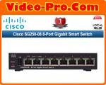 Cisco SG250-08 Gigabit Ethernet Smart Switch with 24 10/100/1000 Ports and 2 Combo Mini-GBIC Ports (SLM2024T)