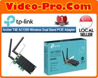 TP-Link Archer T4E AC1200 Dual Band Wireless PCI Express Adapter, 2.4Ghz 300Mbps + 5Ghz 867Mbps