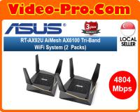 Asus RT-AX92U AiMesh AX6100 Tri-Band WiFi System (2  Packs)