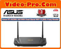 Asus RT-AX53U AX1800 Dual Band WiFi 6 (802.11ax) Router Supporting MU-MIMO and OFDMA Technology, With AiProtection Classic Network Security Powered by Trend Micro