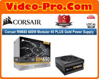 Corsair RM650 (2021) 650W Modular 80 Plus Gold Fully Modular Power Supply CP-9020233-UK
